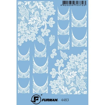 Слайдер дизайн для ногтей Furman 4483 (Арт 733)