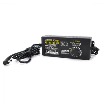 Адаптер живлення NZX-31250 з регулюванням 3-12V 10A, штекер 5,5*2,5, LED - індикація (UG-10938)
