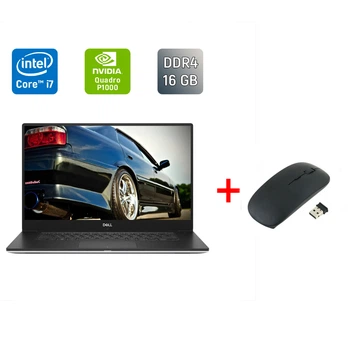 Мобільна робоча станція Dell Precision 5530 / 15.6" (1920x1080) IPS / Intel Core i7-8850H (6 (12) ядра по 2.6 - 4.3 GHz) / 16 GB DDR4 / 480 GB SSD / nVidia Quadro P1000, 4 GB GDDR5, 128-bit / HDMI / Windows 10 б/в + Подарунок Бездротова миша / USB