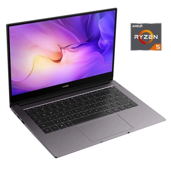 Ультрабук Б-класс Huawei MateBook D 15 / 15.6" (1920x1080) IPS / AMD Ryzen 5 3500U (4 (8) ядра по 2.1 - 3.7 GHz) / 8 GB DDR4 / 256 GB SSD / AMD Radeon Vega 8 Graphics / WebCam б/у