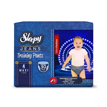 Підгузки-трусики дитячі Sleepy Jeans maxi 4 (7-14 кг) 30 шт.