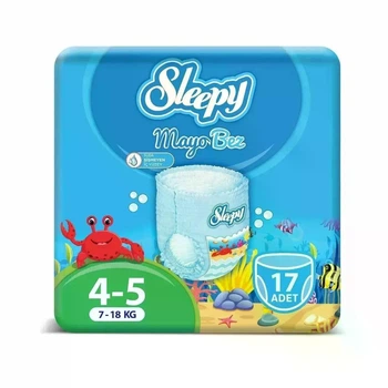 Подгузники-трусики для купания Sleepy Swimming 4 (maxi) - 5 (junior) (7-18 кг) 17 шт.