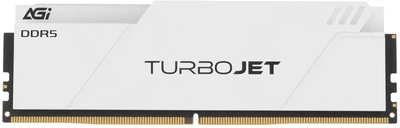 Модуль пам'яті DDR5 16Gb 6000MHz AGI TURBOJET Heatsink White RGB, Retail (AGI6APD16UD858-SR)