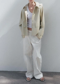 Куртка Zara 18547 Молочний M (2969)