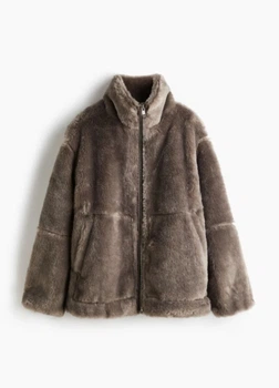 Куртка H&M 18586 Темний бежевий M (1305)