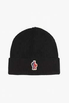 Шапка Moncler черная универсальная HAT-MON-001-BLK