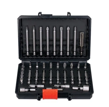 Набор бит и торцевых головок BLACK+DECKER A7202 (38 предмета, Phillips, Pozidriv, Torx, Slotted, кейс) (44243)