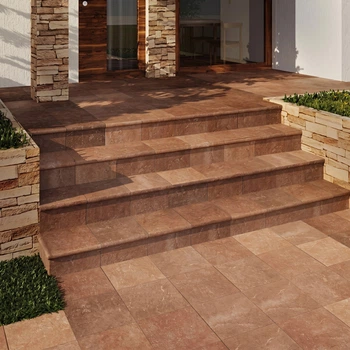Ступенька клинкерная Peldano Ml. Stone Brown коричневая 10x330x330 мм