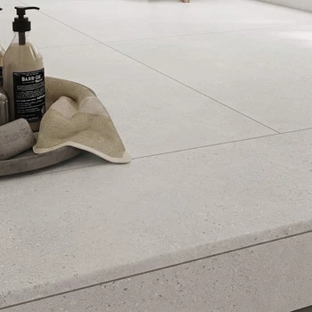 Ступенька из керамогранита Multistep Vida Perla бежевая 14x1200x330 мм