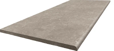 Ступенька из керамогранита Multistep Etna Gris серая 14x1200x330 мм