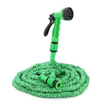 Шланг Садовий KY-225G, 7.5-22.5м/75ft, + розпилювач, насадка на кран, Green, Box (UG-40158)