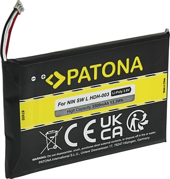 Акумулятор для портативної консолі PATONA для Nintendo Switch Lite NS HDH-003 HDH-A-BPHAT-C0 (4055655234047)