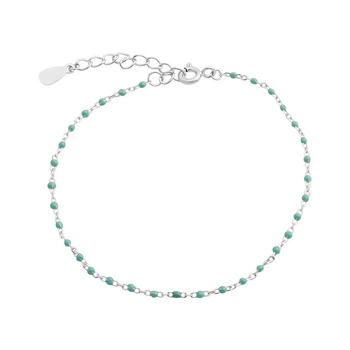 Серебряный браслет с емаллю, вес изделия 0,86 гр (2215349)