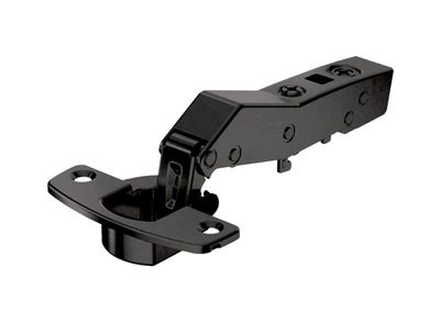 Завіса Hettich Sensys 8639і W30 кутова з дотягувачем, кут відкривання 95°, чорний обсидіан