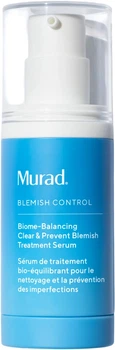 Serum do twarzy Murad Blemish Control Biome-Balancing Clear & Prevent przeciw niedoskonałościom 30 ml (0767332811284)