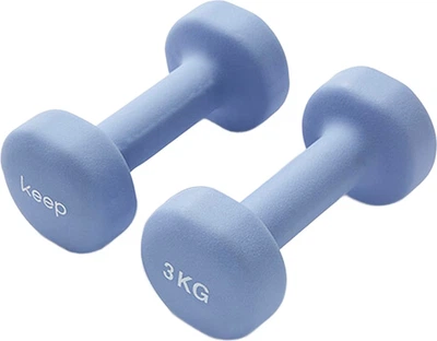 Гантелі Keep 2 x 3 кг, бузкові