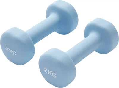 Гантели Keep 2 x 2 кг, голубые