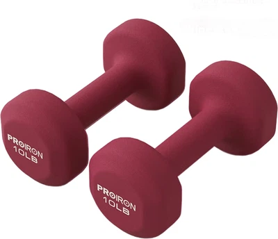 Гантели PROIRON 2 x 4.5 кг, в виниловом покрытии