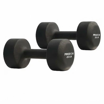Гантели PROIRON 2 x 9 кг, черные