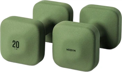 Гантели Wegym 2 x 9 кг, зеленые