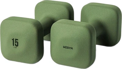 Гантели Wegym 2 x 6.8 кг, зеленые