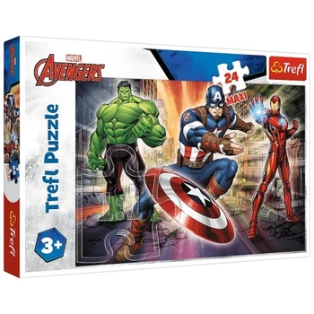 Пазл Trefl Maxi The Avengers В мире Мстителей 24 элемента (5900511143218) TREFL 5900511143218 1045287