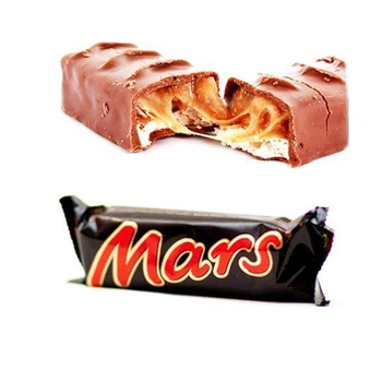Шоколадний батончик Mars Nougat Caramel Марс молочний шоколад з карамеллю та нугою 51г
