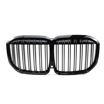 Ноздри решетки радиатора переднего бампера BMW X7 G07 2018-2022 Black 2BAR