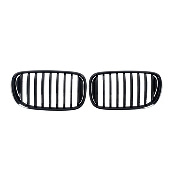 Ніздрі решітки радіатора переднього бампера BMW 7 series G11 2015-2019 Black 1BAR
