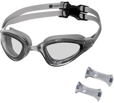 Окуляри для плавання NILS Aqua NQG180AF 11-10-318 Сірі (5907695526424)