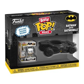 Набор фигурок Funko Bitty Pop Ride Бэтмен и бэтмобиль серия DC 2 фигурки