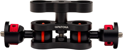 Rama PATONA Magic-Arm z podwójną głowicą kulową Black (4055655240826)