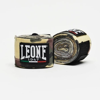 Боксерские бинты Leone Хлопок Нейлон 3,5 м Зеленый