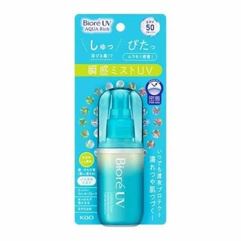 Солнцезащитный мист-спрей Bioré UV Aqua Rich Aqua Protect Mist SPF50+ PA++++ для лица, тела и волос, 60 мл