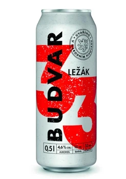 Пиво Budvar 33 Lezak, 4,6% (24 жб по 0,5л, Чехія). Завод Budejovicky Budvar.