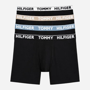 Набор трусов боксеров мужских хлопковых Tommy Hilfiger 425812984 XL 4 шт Черный (1162816394)