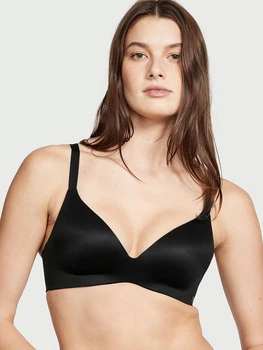 Бюстгальтер с Push-up с косточками бесшовный Victoria's Secret 387292083 32D Черный (1162764940)