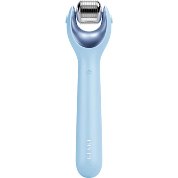 Массажер для лица GESKE MicroNeedle Face Roller 9в1 Aquamarine (HB0193) [176901]