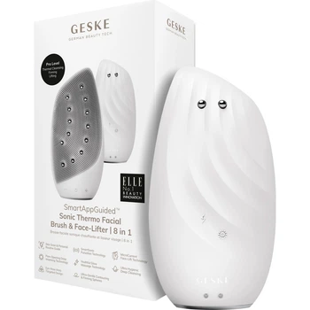 Чистящая щетка для лица GESKE Sonic Thermo Facial Brush&Face-Lifter 8в1 White (HB0095) [179604]