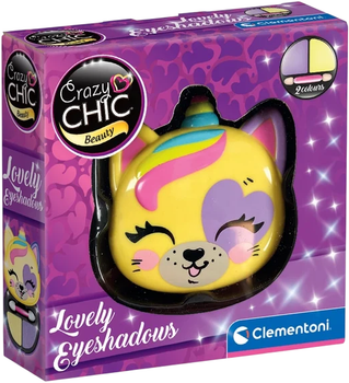 Cienie do powiek Clementoni Crazy Chic Lovely Eyeshadow: Tiger 2 kolory (18819) (8005125188192)