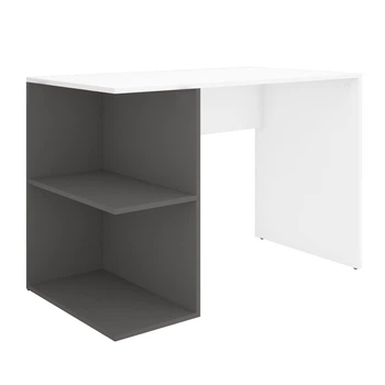 Стол компьютерный Roko (Роко) Бостон Белый / Серый графит 110x60x75 см (201274)