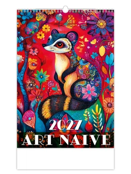 Календарь настенный 2027 HELMA 31,5 x 45 см Art Naive (N150-27) 8596641043558