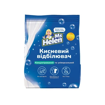 Порошок Отбеливатель кислородный Ms Helen для цветных и белых тканей 0.9кг