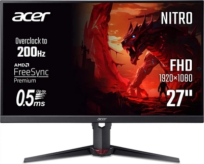 Монітор 27" ACER KG270 (IPS, 1 mc, 1920x1080, 260Hz, DP/HDMI)