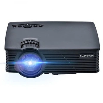 Портативный проектор Projector LED COZY-SWAN С91-01 с динамиком (10714)