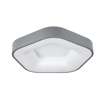 Потолочная декоративная светодиодная LED люстра 50 W Серая (26309)
