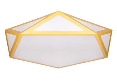 Потолочная декоративная светодиодная LED люстра 90 W Желтая (26314)
