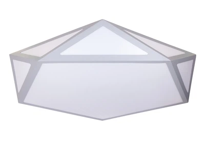 Потолочная декоративная светодиодная LED люстра 90 W Серая (26312)