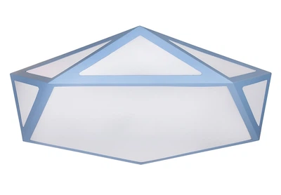 Потолочная декоративная светодиодная LED люстра 90 W Голубая (26313)
