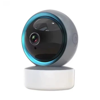IP-камера видеонаблюдения RIAS TY305 Tuya 6MP с поворотом и ночным видением White (3_08792)